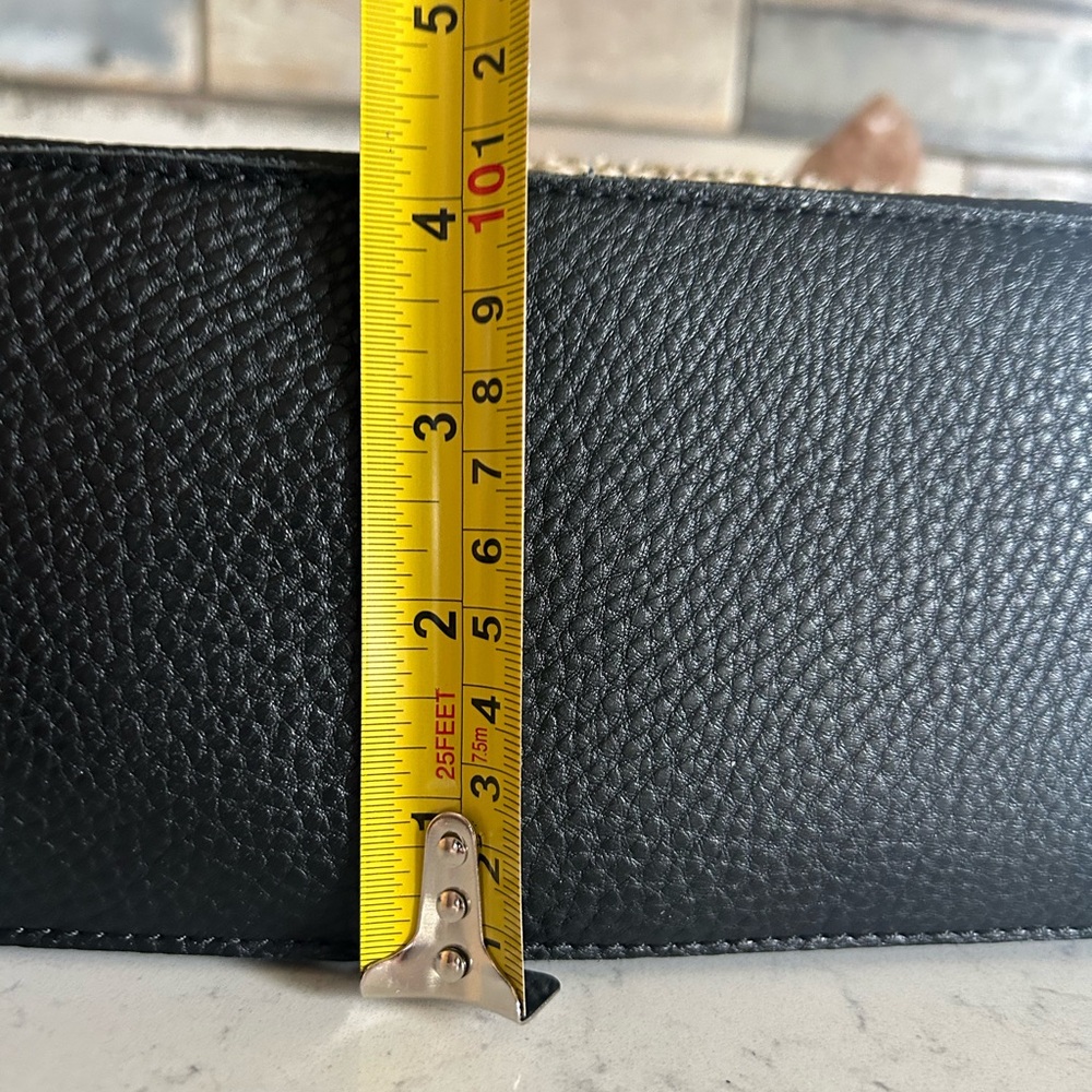 The Sak Back to Bali Black Pebbled Leather Crochet-Trim Shoulder Bag - Picture 15 of 16